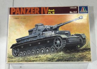 1/35 Italeri No 217 Panzer Iv Ausf.  F1,  G