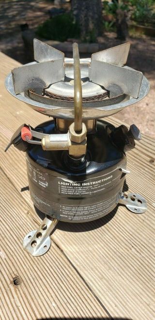 Coleman Mountaineer Series model 3024 Back - packer - Hunter - Camping Stove 01 - 2000 2