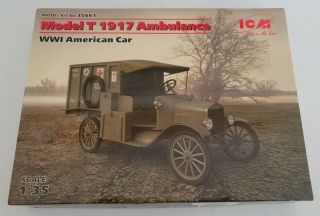 1:35 Icm Model T 1917 Ambulance