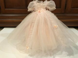 Gorgeous Pink Vintage Madame Alexander Dress Fits Elise & Other Similar 16 " Dolls