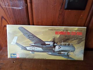 Vintage Revell Heinkel He 219 Owl Scale 1/72 Complete With Decals