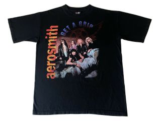 Vintage 90s Aerosmith Get A Grip Tour T - Shirt Xl 1994 Giant Rare Concert Tee