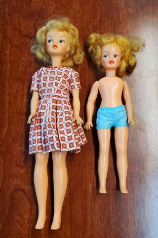 Rare Vintage - Tammy and Pepper - Ideal Toy Tammy ' s Family - 1962 G - 9 - W,  BS - 12 2