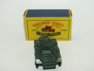 Matchbox Moko Lesney No 67a Saladin Armoured Car VNMIB B4 Box 2