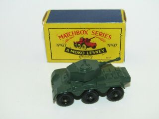 Matchbox Moko Lesney No 67a Saladin Armoured Car VNMIB B4 Box 3