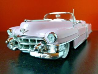 1953 Pink Cadillac Eldorado 1/18 Scale Diecast Model Collector Car Burgundy : 53