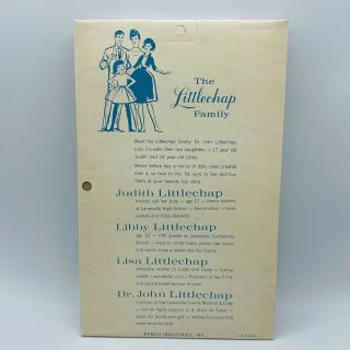 Vintage 1963 Judy Littlechap 1108 Lingerie NRFB Bra Panties Slip Nylons Booklet 3