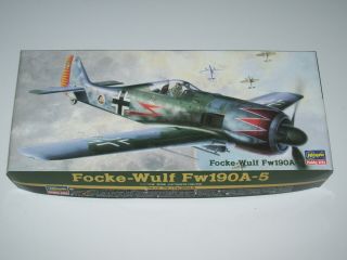 Hasegawa Focke Wulf Fw190a - 5 1:72 Scale Open Box Model Kit Vtg 1993