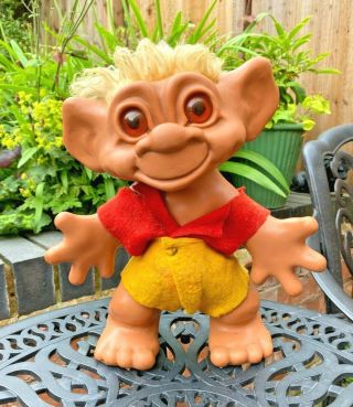 Vintage 1964 Dam Things 12 " Troll Iggy Normous Iggynormous