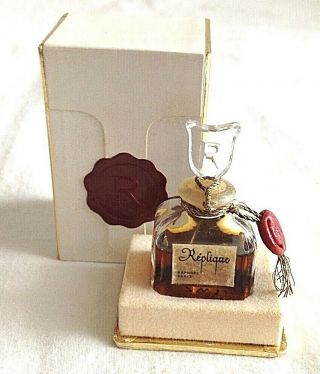 Vintage Antique Perfume Scent Bottle All Glass Boxed Replique French