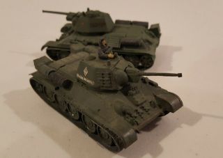 1/72 20mm Esci Ww2 T34/76 Tanks