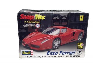 Revell 1:24 Scale Plastic Model Car Kit Enzo Ferrari