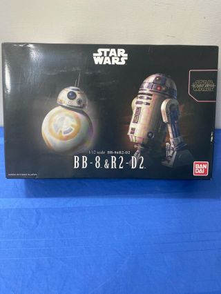Bandai Star Wars 1/12 Bb - 8 & R2 - D2 Figure Plastic Model Kit