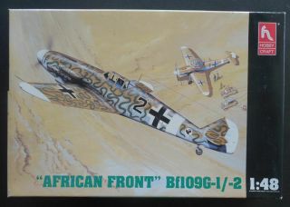 Messerschmitt Bf - 109g - 1/g - 2 African Front 1/48 Hobby Craft Model Kit Hc1538
