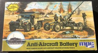 Mpc Anti - Aircraft Battery 1/76 Open Model Kit ‘sullys Hobbies’