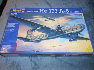 Revell 04616,  1/72 Heinkel He 177 A - 5 & Fitz X Plastic Model Kit
