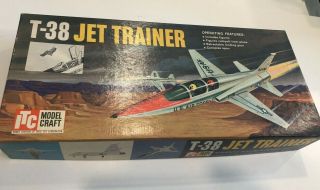 Itc,  Ideal Toy Company,  T - 38 Jet Trainer,  Us Air Force,  3678:98,  Unassembled I