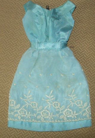 Vintage Htf Dress For Barbie Dolls Outfit Known As Reception Line 1654 From 1966