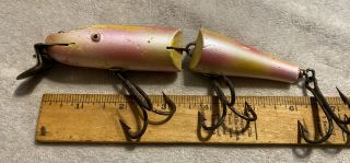 Vintage Creek Chub Jointed PIkie Minnow Antique Fishing Lure Special order￼ 2