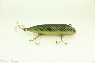 Vintage South Bend No Eye Bass Oreno Antique Fishing Lure Sf Scale Finish Rs6
