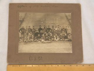 O.  S.  U.  (possibly Ohio State University) 1909 Freshman Football Team