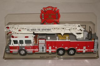 Code 3 Collectibles Sag Harbor,  Ny Fire Department Engine Ladder Truck