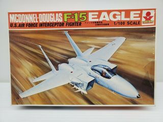 Sanshoh Mcdonnel Douglas F - 15 Eagle Usaf Interceptor Fighter Jet Model Kit 1/100