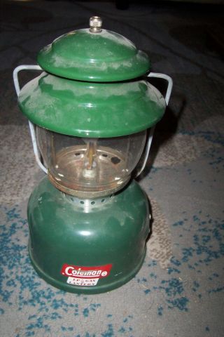 Vintage Coleman 5120 Lp Gas Lantern W/single Mantle 3/1963