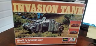 Revell/italeri Stug Iv Assault Gun Invasion Tank 1/35 Open Kit No.  H - 2118