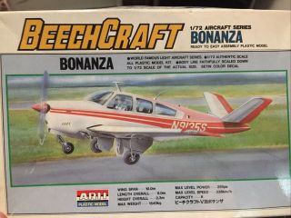 Arii Aircraft Series 1/72 Beechcraft Beech Bonanza Model Airplane Kit A703