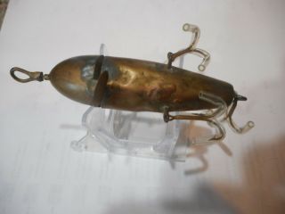 Mills/Snyder Success Spinner Antique Brass Lure c.  1903 Rotary Head 3