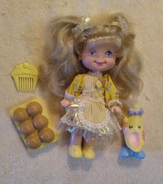 Cherry Merry Muffin Banancy Doll 1988 Mattel Vintage With Pet,  Comb & Muffins
