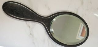 antique London silver 1917 and ebony hand mirror 3