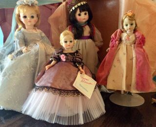 4 Vintage Madame Alexander Dolls Boxed Cinderella1548 Salome 1412 Cisette