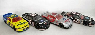 4 Dale Earnhardt Nascar Diecast Cars 1:24 Scale