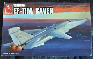 Amt/ertl Grumman Ef - 111a Raven 1:72 Scale Model Kit Complete