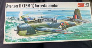 Frog Avengers Ii (tbm - 1) Torpedo Bomber 1:72 Scale Frog F244