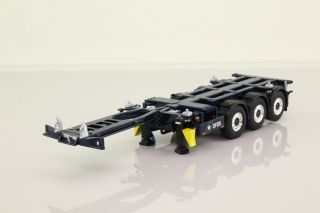 Wsi Models 1:50 Scaler Trucks; Skeletal Trailer; Dfds; V Good Unboxed