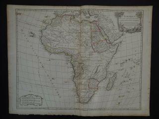 1783 Vaugondy Atlas Universel Map Africa - L 