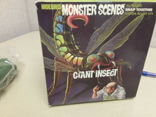 Moebius Monster Scenes Giant Insect Plastic Snap Together Model