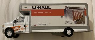 Rare 1:43 Scale U - Haul Ford E - 350 Series Moving Truck Pull - Back Minnesota Uhaul