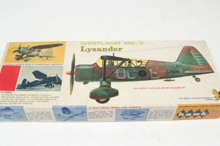 Hawk Westland Mkii Lysander 1/4 Scale 1/48 Model Airplane Kit Wwii Uk Commando