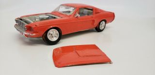 68 1968 Ford Mustang 1/25 Built Plastic Model Diorama Or Parts Only