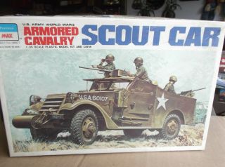 Peerless Max 1/35 Scale Wwii U.  S.  And Allies M3a1 Armored Scout Car
