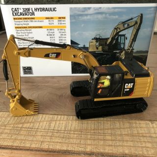 Cat Caterpillar 320f L Hydraulic Excavator 1/50 Model By Diecast Masters 85931