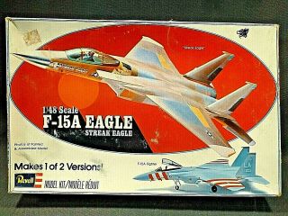 Revell 1/48 F - 15a Eagle Streak Fighter 2 Versions H - 288 Model Kit Complete