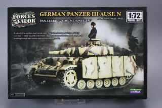 Yw008 Unimax 1/72 Maquette Tank Char 87011 German Panzer Iii Ausf.  N Panzebrigad