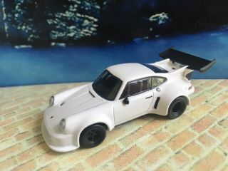 Kyosho 1:64 White Porsche 911 Rsr Turbo