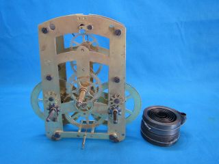 Seth Thomas Double Wind Time Only Gallery Wall Clock Movement 86ac Antique Rare