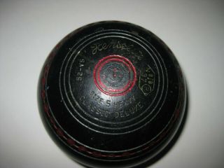 Hemselite Antique Lawn Bowling Ball,  Collectible